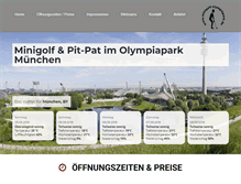 Tablet Screenshot of minigolf-olympiapark.de